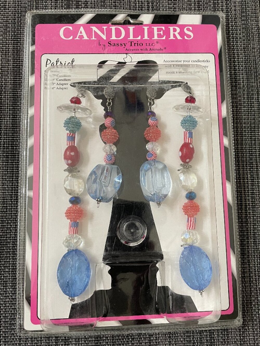 "Candliers" by Sassy Trio LLC patriotic-themed-NWT